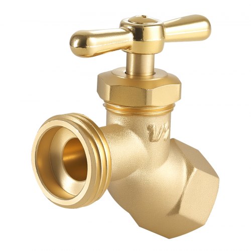 Hose Bibb 1/2" FIP x 3/4" MHT Connection Brass Outdoor Water Faucet Spigot