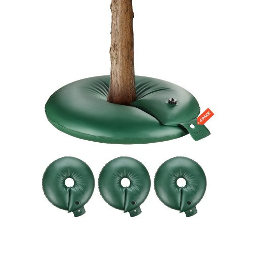 Tree Watering Bag Slow Release, 4 Pack 20 Gallons Tree Watering Bags/Ring, Reusable Refillable Tree Irrigation Ring Water Bags, Heavy Duty Watering System for Shrub Tree Root Drip Irrigation