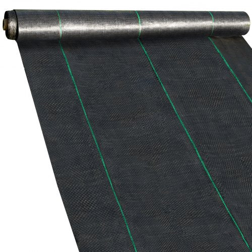 6FTx300FT Premium Weed Barrier Fabric Heavy Duty 3.2OZ, Woven Weed Control Fabric, High Permeability Good for Flower Bed, Geotextile Fabric for Underlayment, Polyethylene Ground Cover