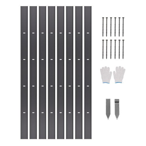 Metal Landscape Edging 8Packs 72in Rust-Resistant Bendable for Yard Garden